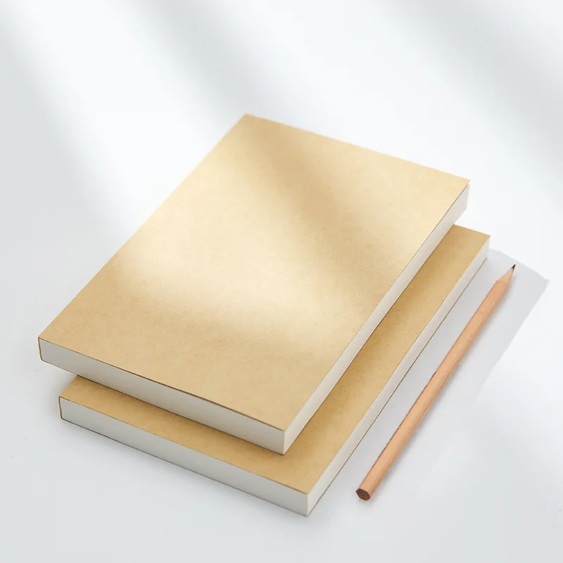 Extra Thick Notebook Thick Notebook Students Use Blank Book Kraft Paper Notes Journal Book Scribbling Pad Writing Pads - 3