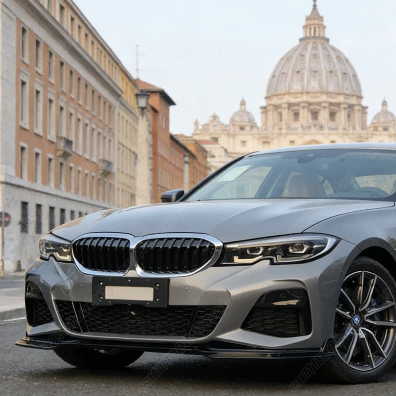 BMW G20 320i 330i M 스포츠 2019 2020 2021 2022 자동차 MP 스타일 프론트 범퍼 립 바디 개조 키트