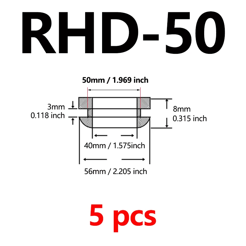 RHD-50  5pcs