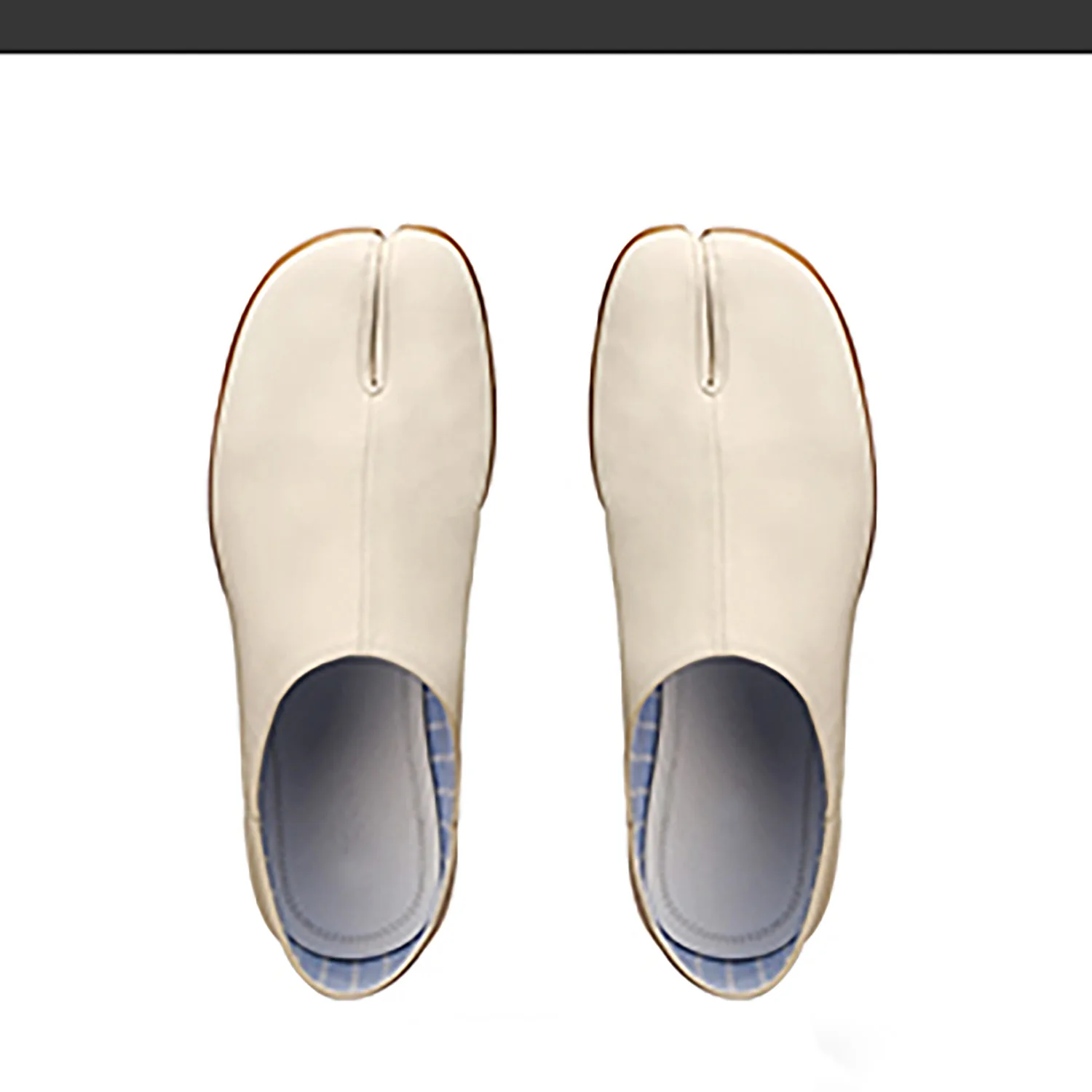 2023 Designer Silver Tabi ninja flats women bursting pattern leather split toe moccasins shoes female pig trotters loafers 6