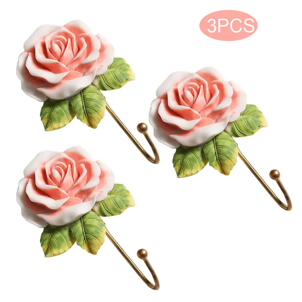 

3 шт., вешалка для пальто, шляпы, сумок и ключей в европейском стиле