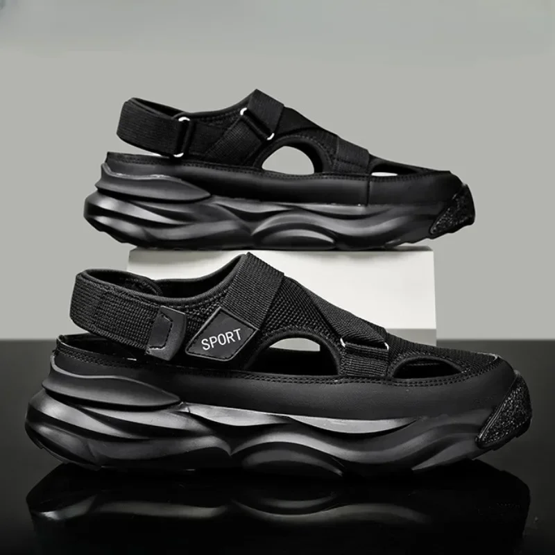 Men's Cave Casual Sandals Outdoor Breathable Wear-Resistant Non-slip Water Proof Comfortable Shoes for Men Sports Beach Slipper