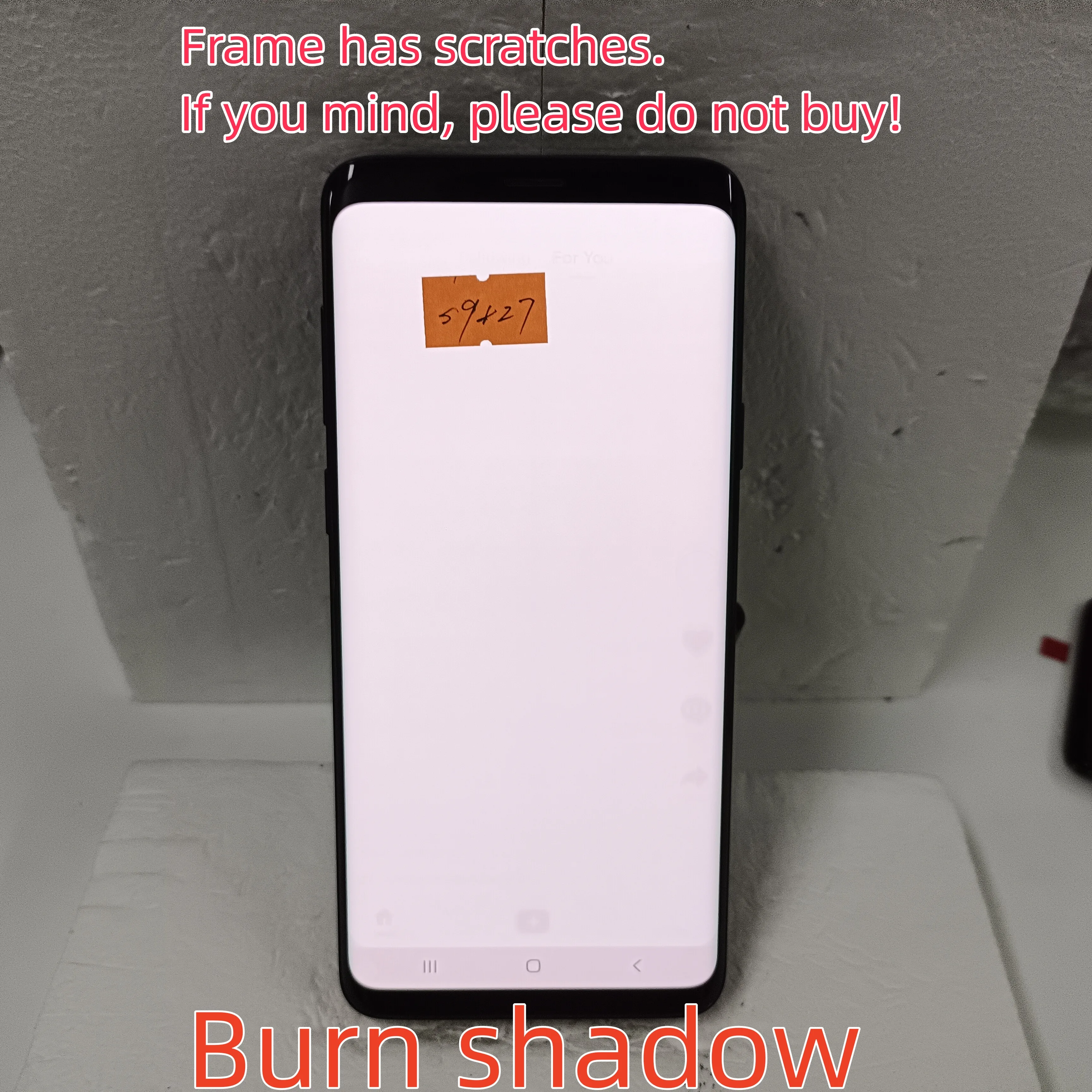 Test S9 + Display Amoled Per Samsung Galaxy S9 Plus G965 G965F Sm-G965F/Ds S9 + Display Lcd Touch Screen Digitizer Parte Di Riparazione