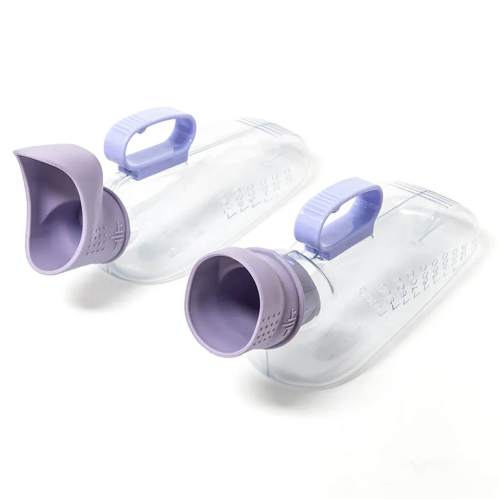 1Pcs 자동차 휴대용 소변기 프리미엄 소재 부드럽고 편안한 분리형 간편한 청소 야외 여행 차량 장착 비상용