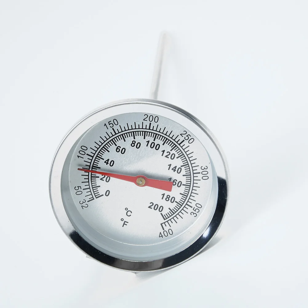 

Cooking BBQ Probe Food Temperature Gauge Meat Durable Oven/Grill 200°C Gauge High quality Stainless Steel Hot Top