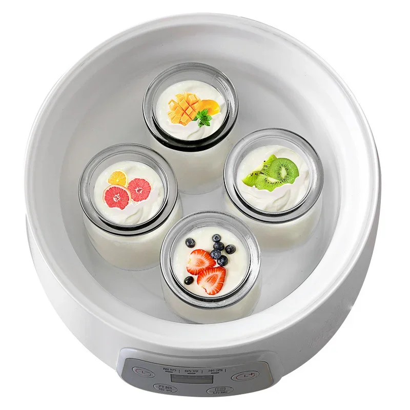 Home Automatic Yogurt Machine Mini Homemade Rice Wine Natto Machine Glass Liner with Cup