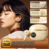 TWS Earbuds Semi-In-Ear Bluetooth Earphones 28H Playtime HD Stereo Sound ENC Noise Cancelling IPX4 Waterproof Handsfree - Orange 2