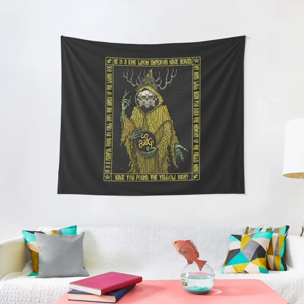 

Hastur Icon - Azhmodai 2020 Tapestry Aesthetic Room Decors Wall Coverings Wall Hanging Wall Tapestry