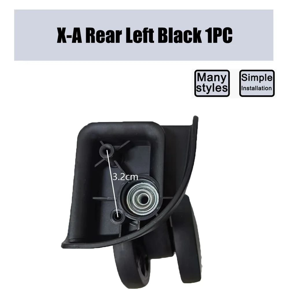 Suitable For Hongying X-A Trolley Case Wheel Pulley Sliding Casters Universal Wheel Luggage Wheel Slient Wear-resistant Smooth