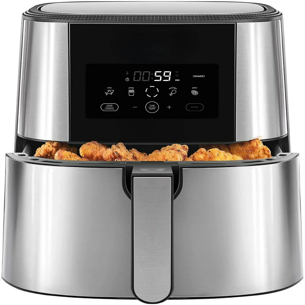 

Air Fryer, One- Digital , Shake Reminder, Stainless Steel