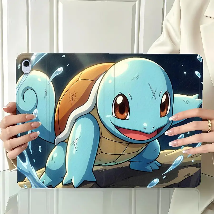 Enhanced Tablet Case with Pencil Holder - Cute Pkemons Design