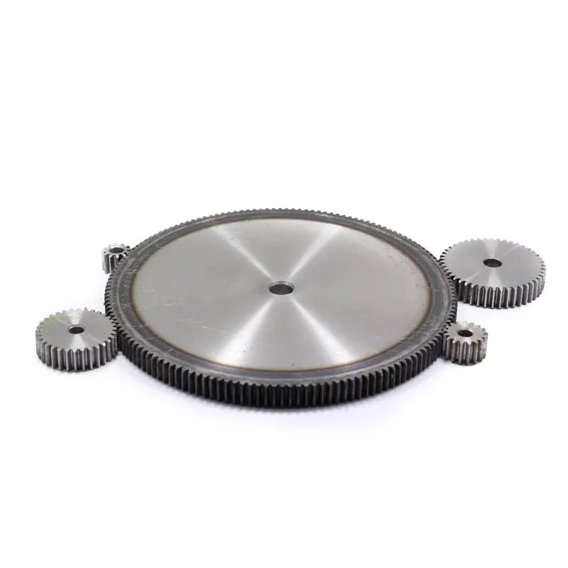 

Spur Gear 1M-90/95/100/110-200 Tooth/Diameter 92-202mm SC45# Carbon Steel Material Cylindrical Gear For Transmission Accessories