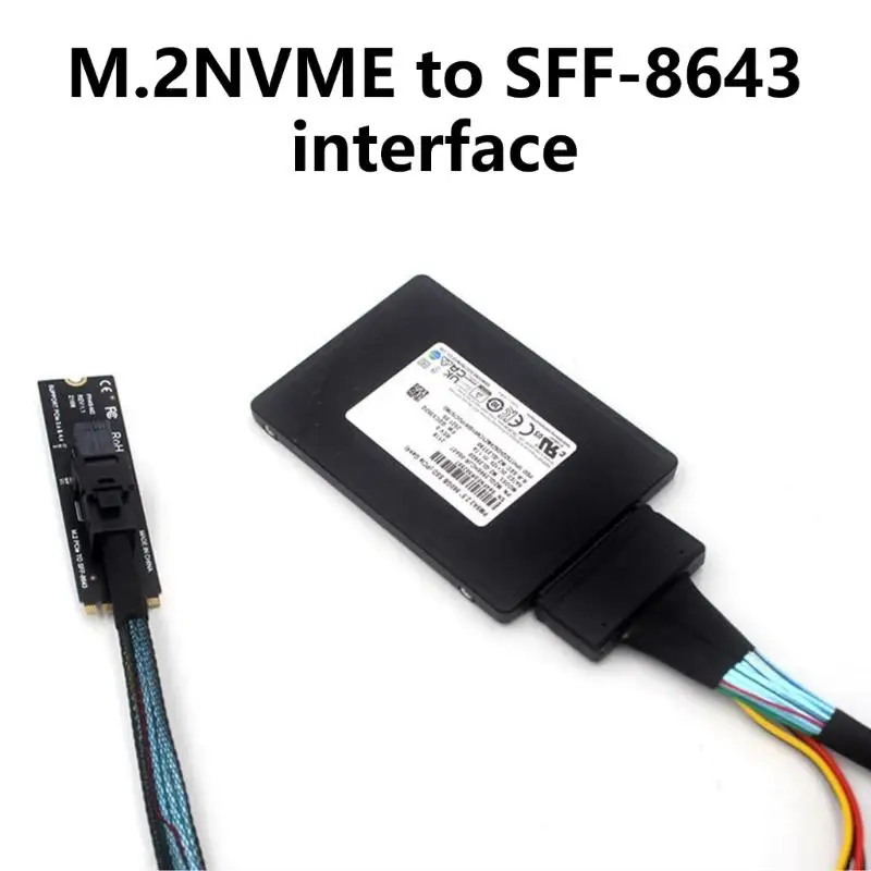 C1FD PCIe To SFF-8643 SFF-8639 Hard Disk Adapter Card for Desktop Accessories