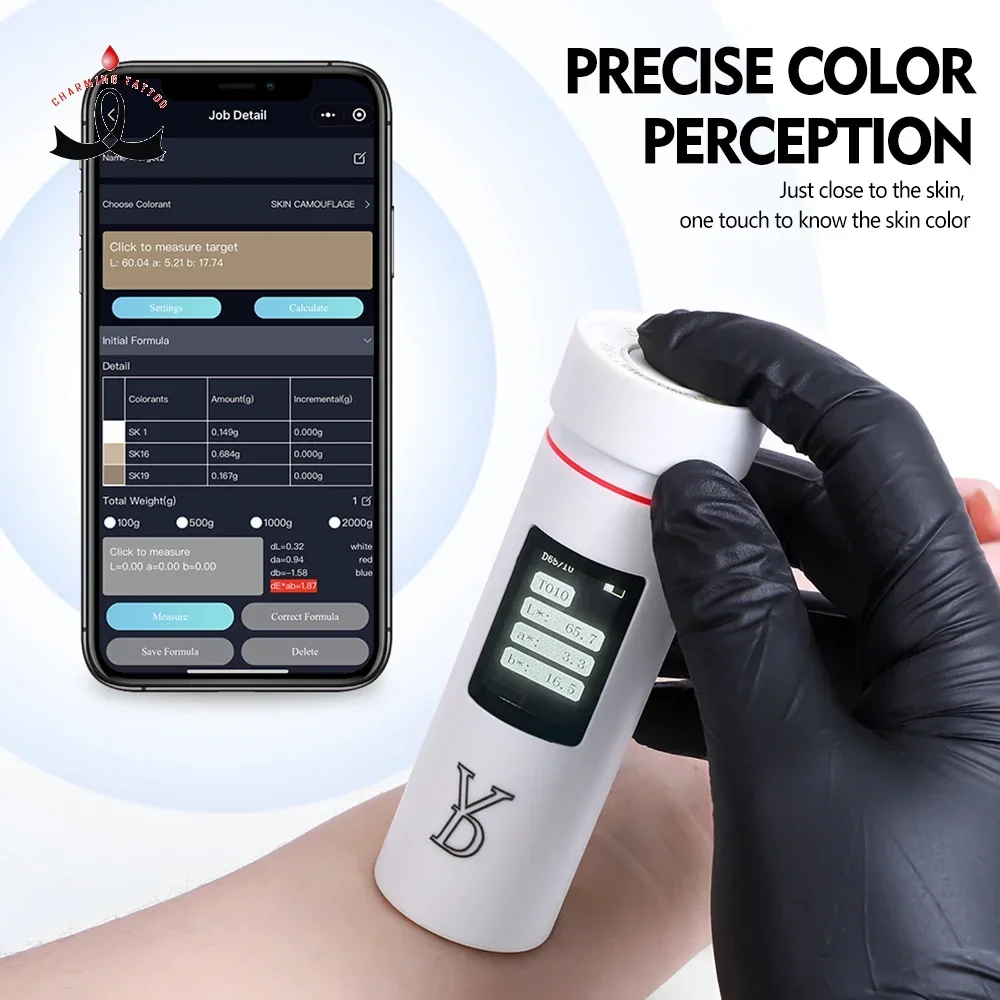 YYHC-Mini Color Reader Meter Complement receptor Pocket Colorimeter 4
