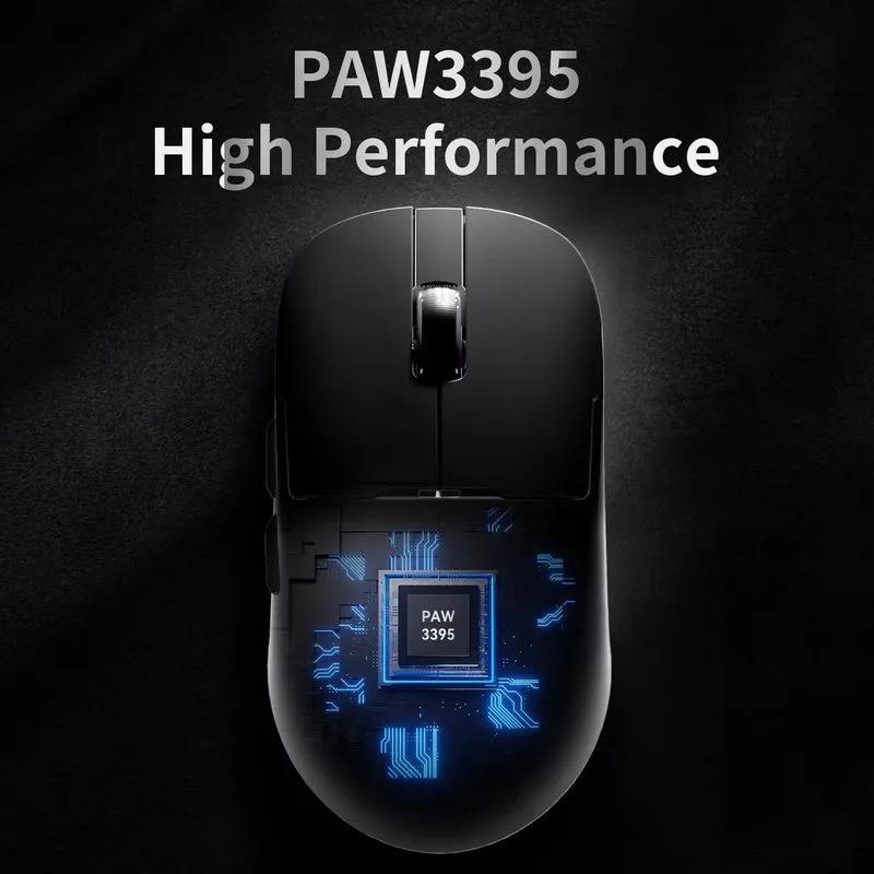 Ajazz Aj159 Pro 무선 게임용 마우스(Rgb 자기 Bluetooth 트라이 모드 Paw3395 센서 포함) 경량 마우스 게이머