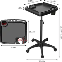 Chariot roulant professionnel pour coiffeur, outil d'extension de cheveux, beauté réglable, parfait, recommandé, outils d'escalade 2