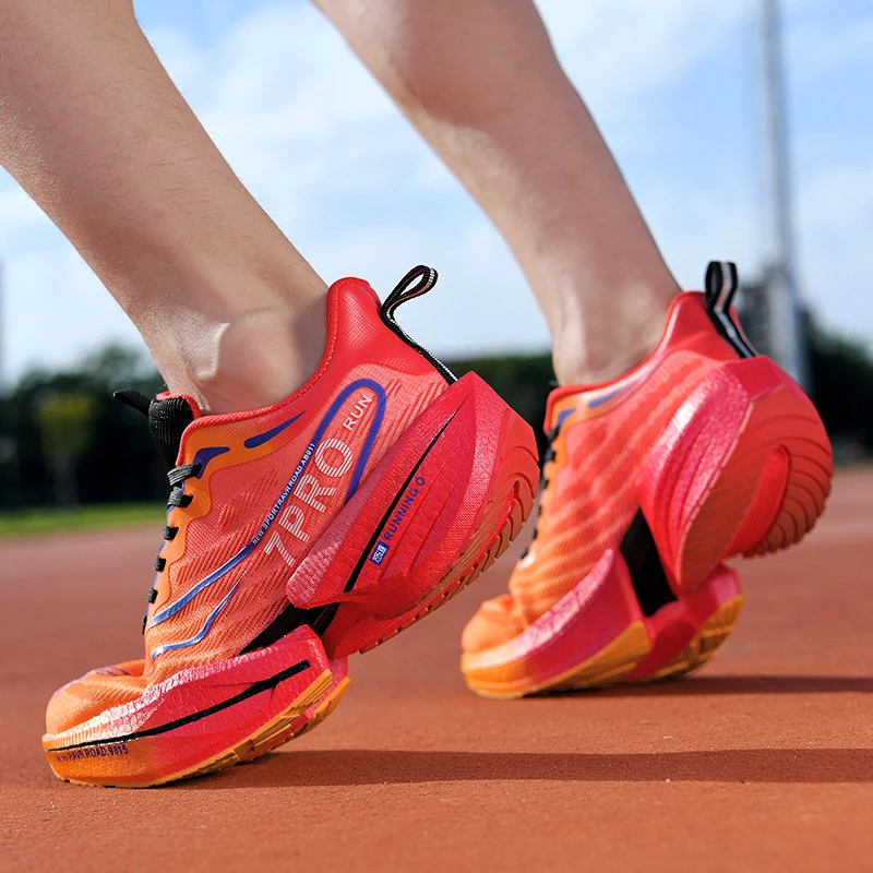 Men’s Carbon Plate Sneakers – Lightweight Mesh Running & Tennis Shoes 2