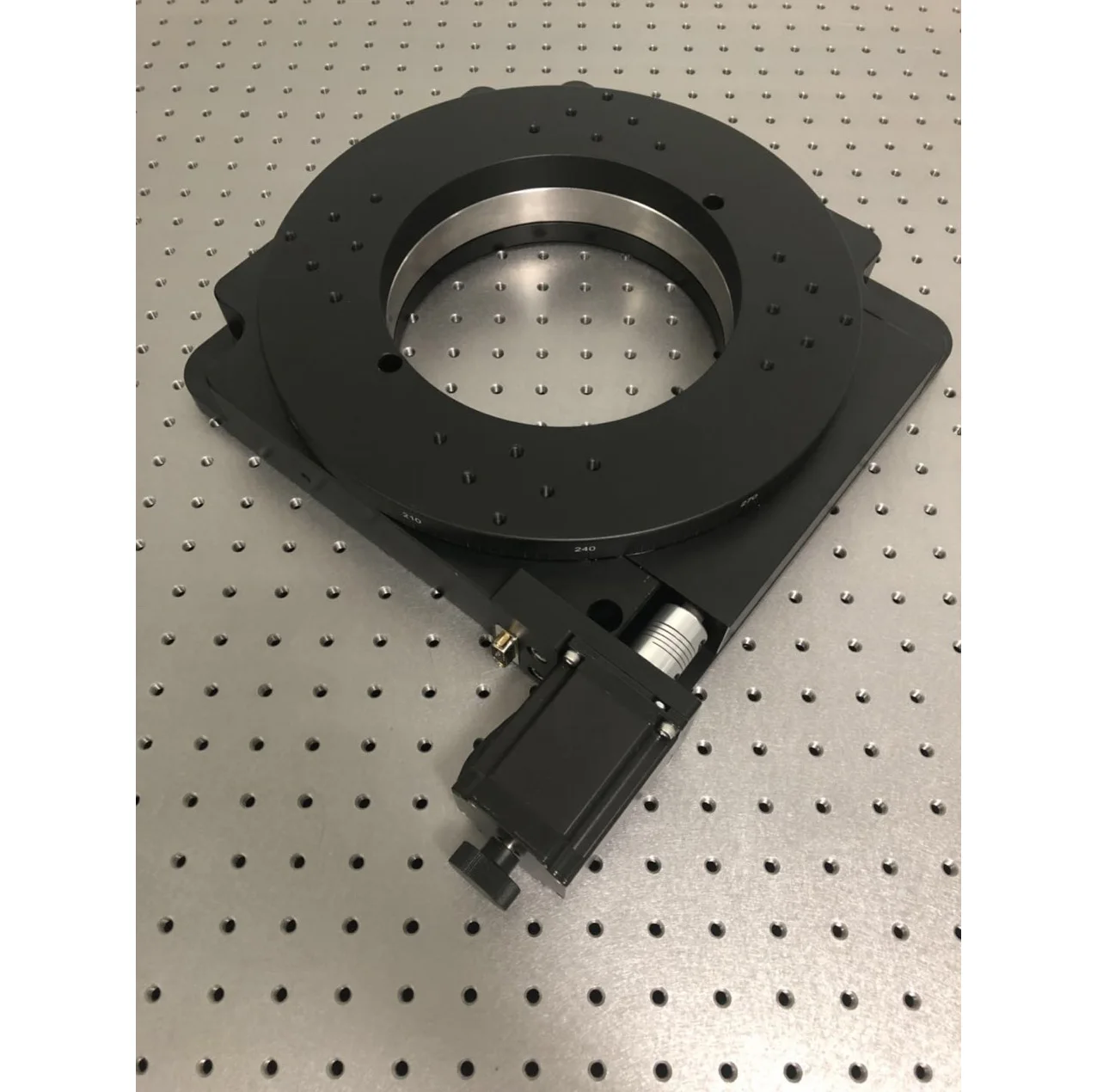 Motorized Rotary Turntable with 300mm Diameter and 90mm clear aperture
