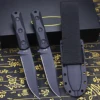 U.S.AKB-EK50 Jungle Hunting Straight Knife + Sheath, Outdoor Camping Survival Knife, Multi-purpose EDC Knife 2