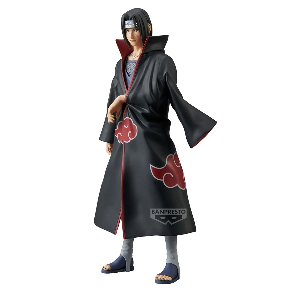 Preventa Original Bandai Banpresto Grandista Naruto Uchiha Sasuke Uchiha Itachi Anime decoración de mesa figuras en miniatura de juguete