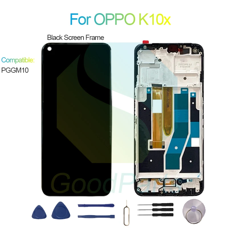 For OPPO K10x Screen Display Replacement 2412*1080 PGGM10