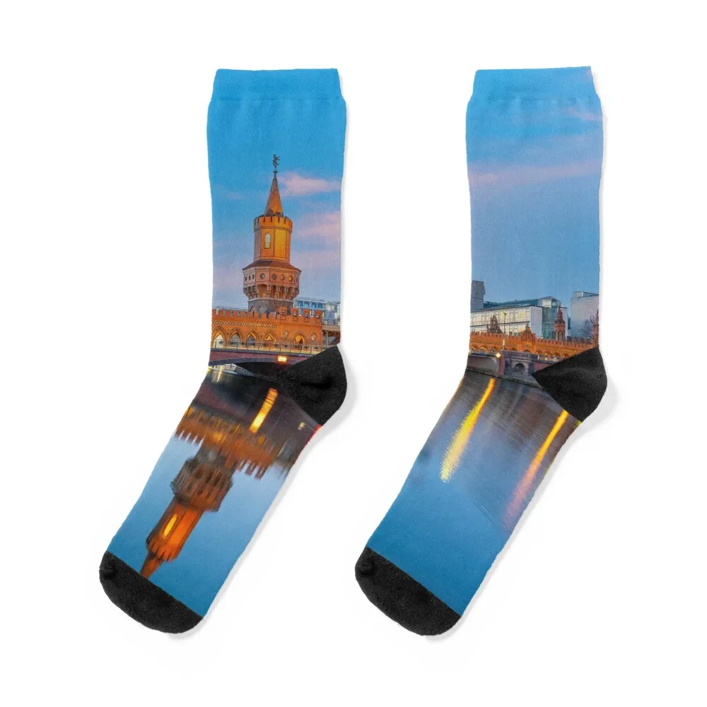 berlin trip Socks heated socks black socks Run Woman Socks Men's