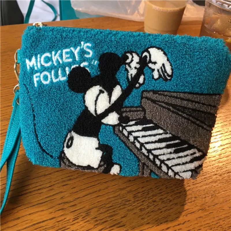 Disney Mermaid Princess Women's Clutch Bag Luxury Brand Women's Coin Purse Cartoon Fashion Large-capacity Storage Clutch coin purse women wallet card wallet coin wallet plush coin purse change bag