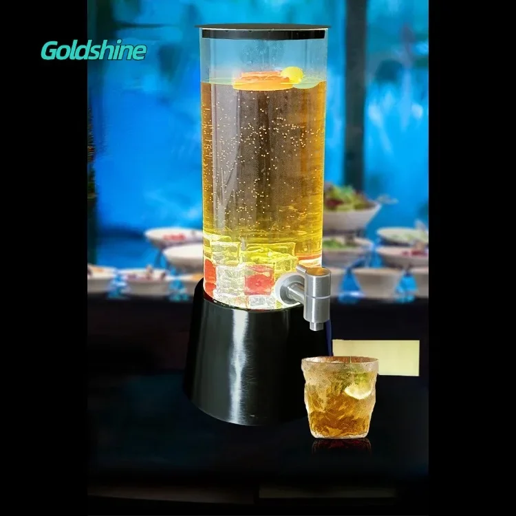 Portable Colorful LED Beer Light Tower Novelty Beverage Juice Dispenser Weddings Christmas New Year Bar Nightclub Supplies 5
