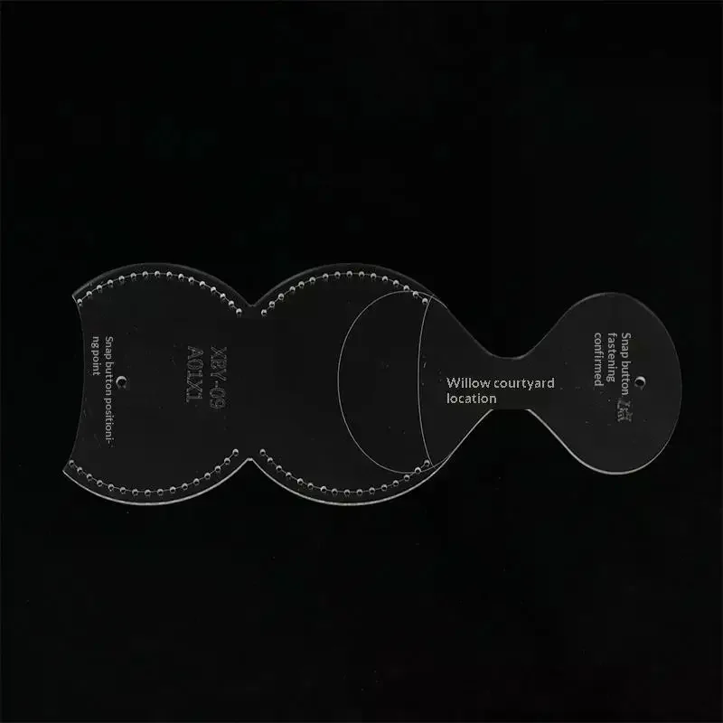 가죽 공예 미니 동전 지갑 작은 지갑 아크릴 템플릿 DIY 가죽 도구 세트 수제 미니 지갑 만들기 초보자용