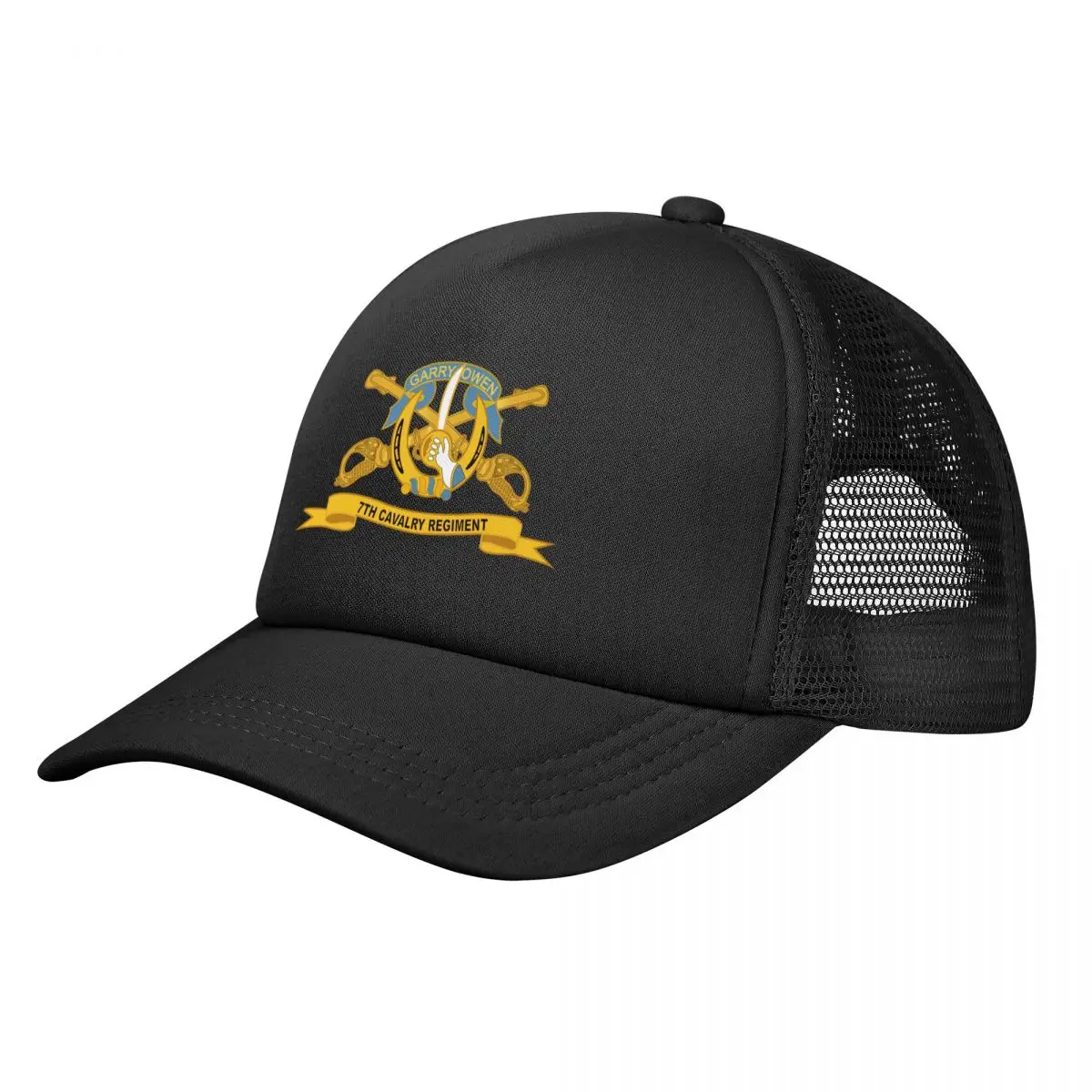 

Army- 7th Cavalry Regiment w Br - Ribbon Baseball Cap Kids Hat funny hat Sun Hats For Women Men's