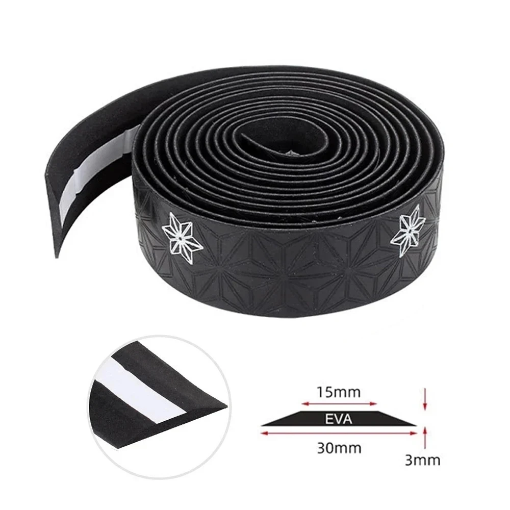 Bike Handlebar Tape Two-Colors Chrysanthemum Pattern Non-slip and breathable