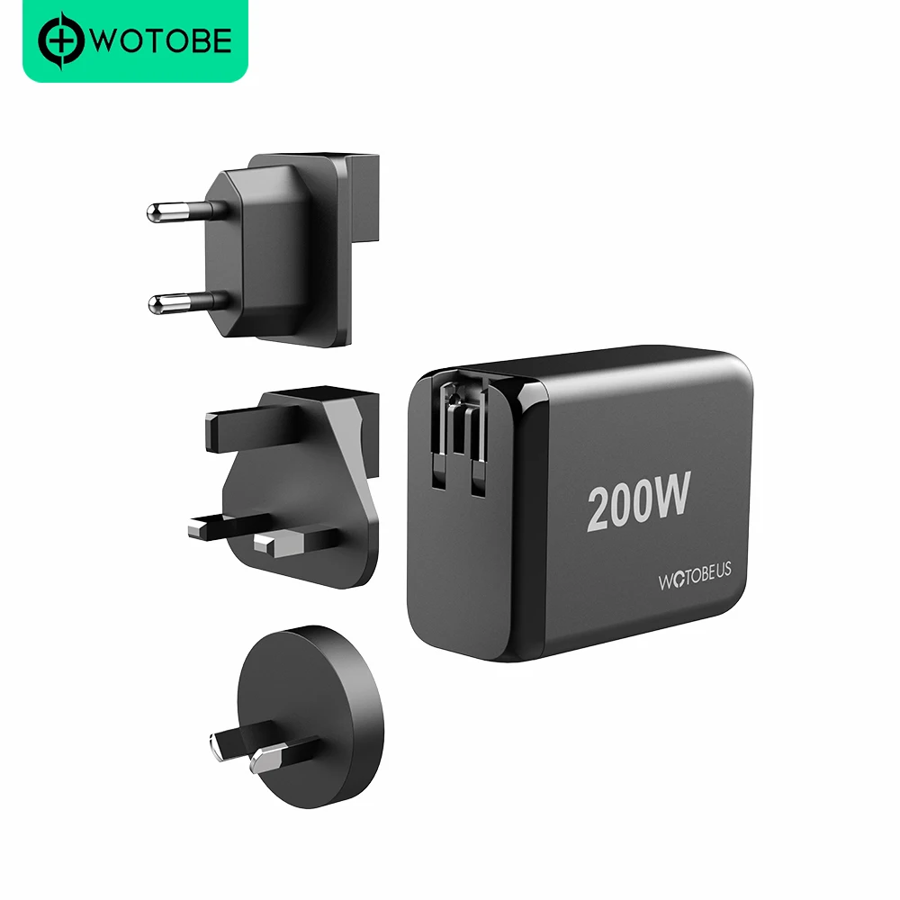 Universal Multi-Region Plug Adapter with Interchangeable Pins