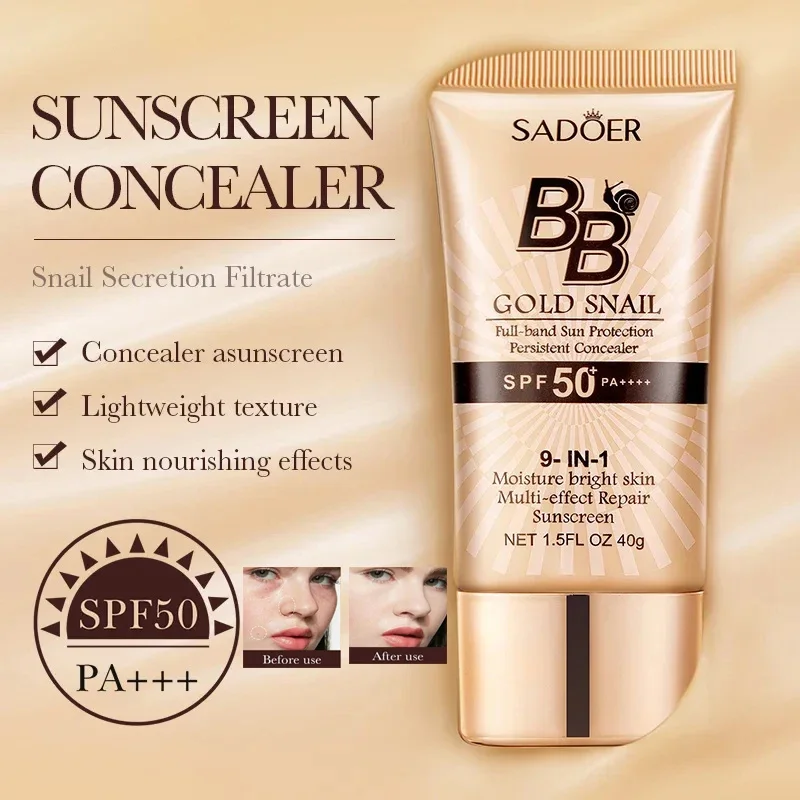 Oil Control Matte BB Cream Liquid foundation Waterproof Lasting Full Coverage Acne Spot Dark Circle Concealer Cream Face Makeup