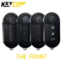KC สําหรับ Fiat 500 Doblo Bravo Ducato Qubo Grande Punto SIP22 ใบมีดพลิกพับกุญแจรถกรณีเชลล์ 2/3 ปุ่ม 4