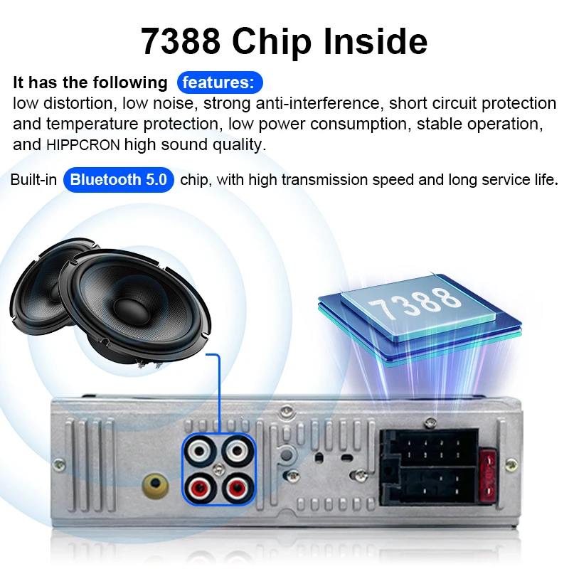 1 din Radio Car Audio Stereo MP3 Player Bluetooth Multimedia Digital Stereos For Car Universal Colorful With Aux Input USB mp3 music player car music player car multimedia player car radio player car radio