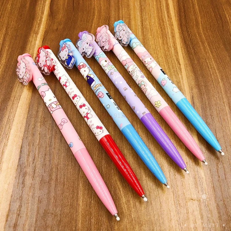 60pcs Sanrio Hello Kitty Neutral Pen Signature Gel Pen Writeing