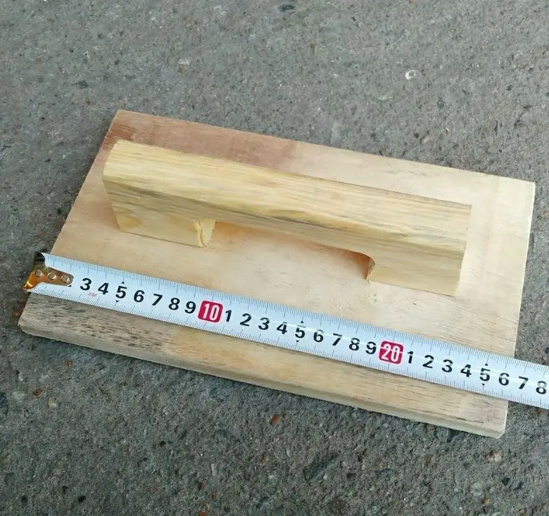 1pc 26x15cm Wooden Trowel Professional Plastering Skimming Trowel Tile Flooring Grout Tiling construction Tool