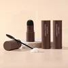 Complete professional Eyebrow Powder Stamp Shaping Kit makeup brushes eyebrow paint eyebrow pencil Eye Brows Stencil 2