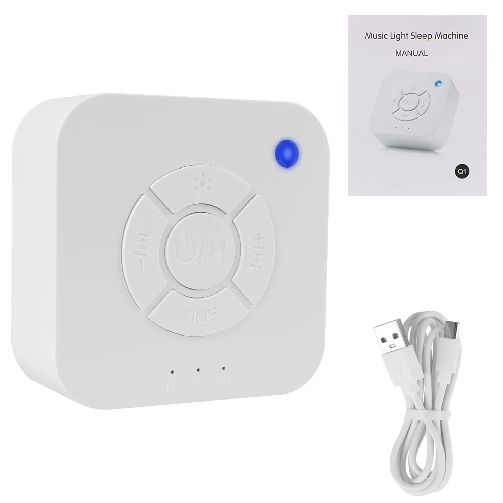 For Baby Sleeping & Relaxation Music Light Sleep Machine White Noise Machine Timed Shutdown Sleep Sound USB Rechargeable