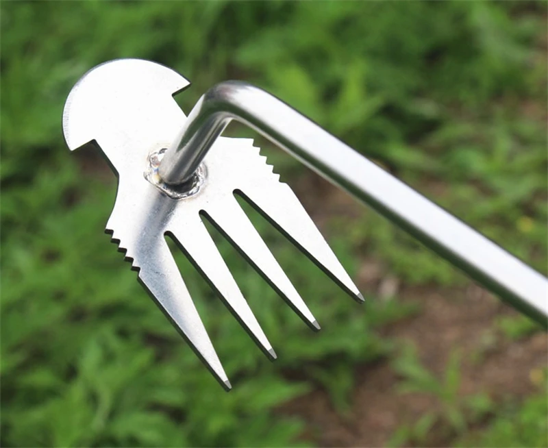 Description Picture 3 of itemGarden Weeding Tools Hand Weeder Tool Weed Puller Tool Weed Remover Stainless Steel Uprooting Weeders With Long Handle New