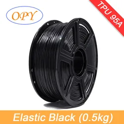 OPY TPU Flex Flexible Filament 1.75mm 10m 100g 1kg 95A 3D Printing Plastic Nature Black Yellow Green Red Blue