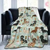 Puppy Dog Blanket Dachshund Dog Printed Blanket Fleece Blanket Flannel Sleep Comfort Super Soft Sofa Blanket 4