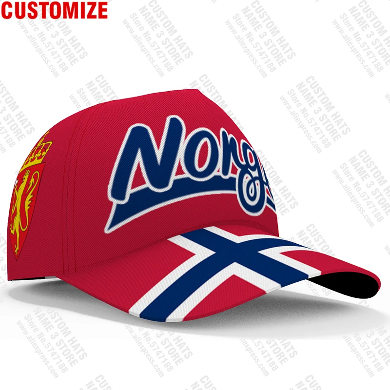 Norway Flag Adjustable Baseball Cap - Unisex Sun Hat With Classic Curved Brim, UV Protection, One Size Fits All