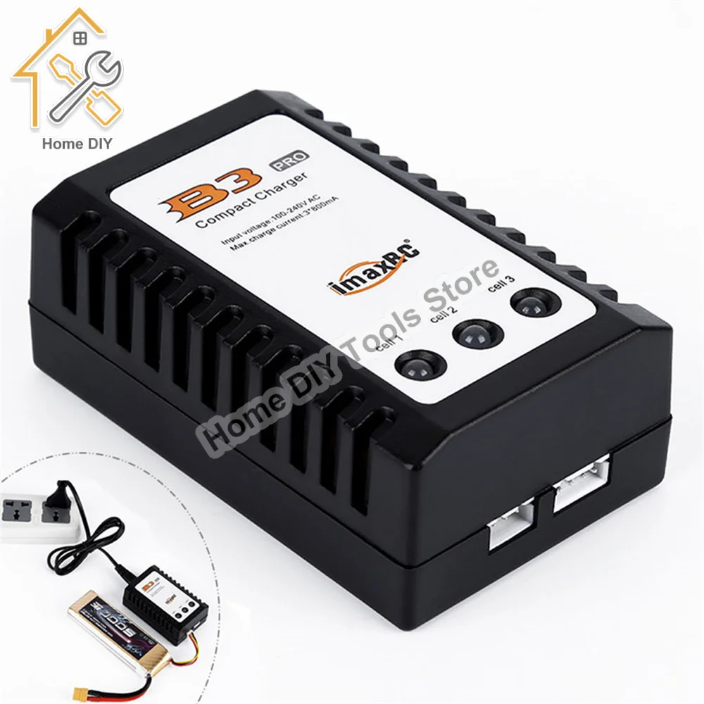 

AC100V-240V EU/US Plug Balanced Battery Charger IMaxRC IMax B3 Pro Compact 2S 3S Lipo Balanced Battery Charger for RC Helicopter