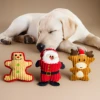 Christmas Pet Chewing Toy for Grinding and Cleaning Teeth Interactive Squeaky Plush Toy for Help Relieve Boredom Pet Toy for Dog 2