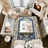 Living Room Carpet Bohemia Abstract Ertro Bedroom Fluffy Rug Home Decoration Ethnic Style Multicolor Art No Crease Mat Ковер 러그 2