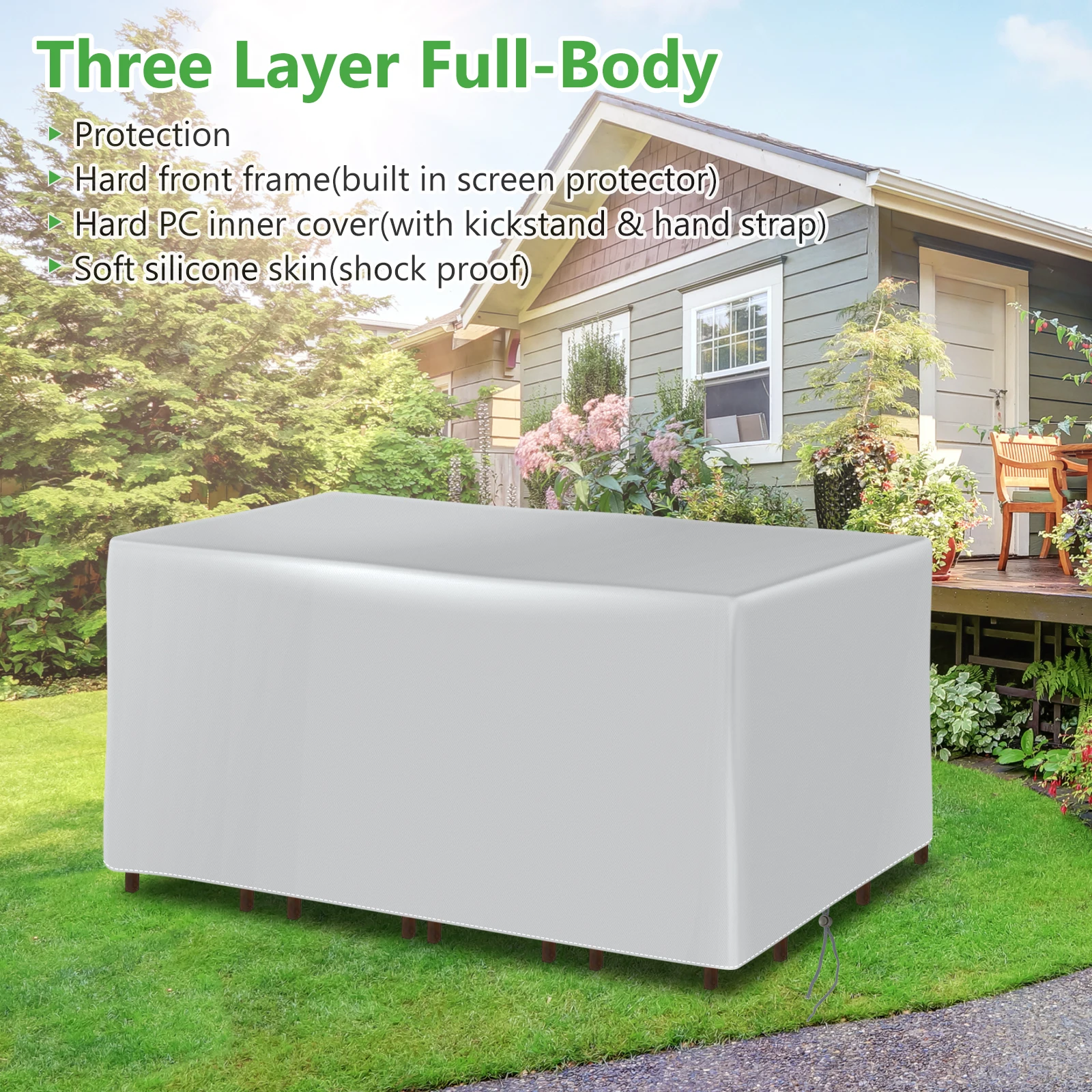Patio Furniture Set Cover Heavy Duty Outdoor Sectional Sofa Set Covers Outdoor Table and Chair Covers Water Resistant Large sofa cover chair cover garden table cover furniture cover