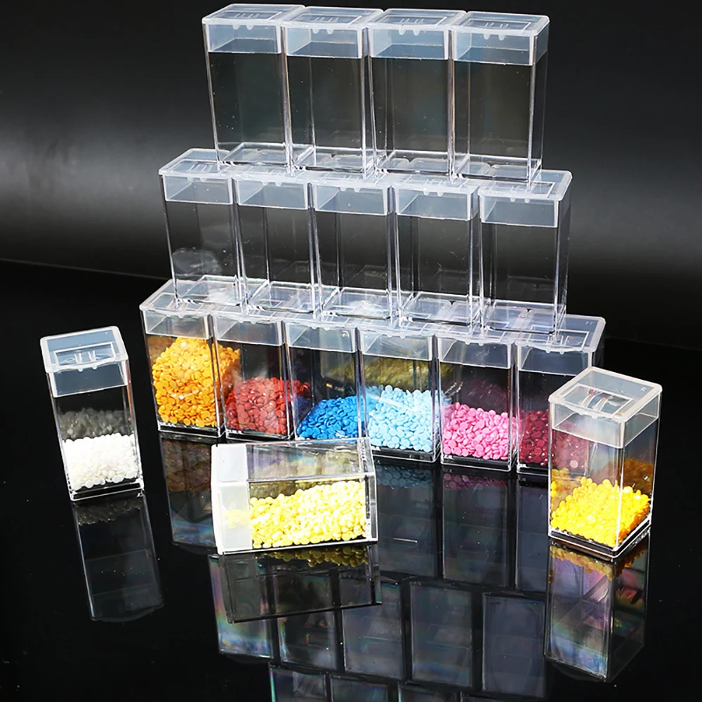 Caja De Almacenamiento De Pintura De Diamantes Con Cuentas