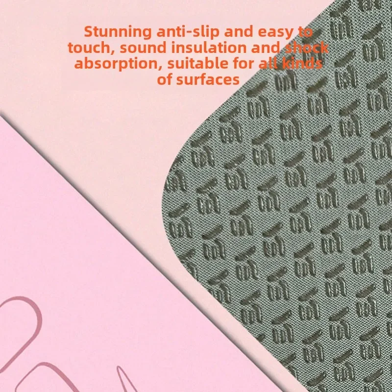 Sit Up Benches wheel special yoga mat, abdominal muscle wheel fitness rubber floor mat household men's non-slip shock absorption