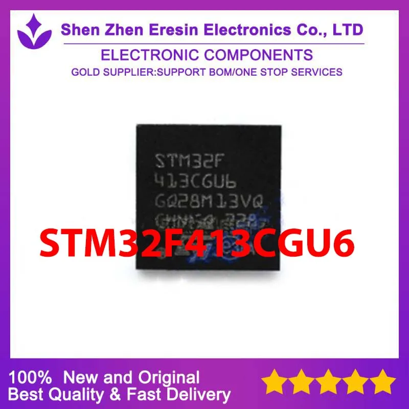 

Бесплатная доставка, 5 шт./лот STM32F413CGU6 QFN48, новый и оригинальный